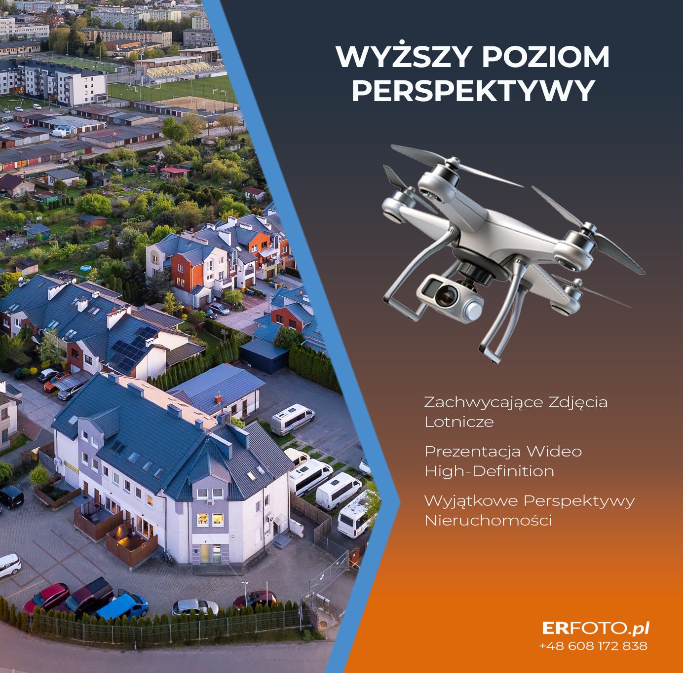 Fotografia z drona - reklama